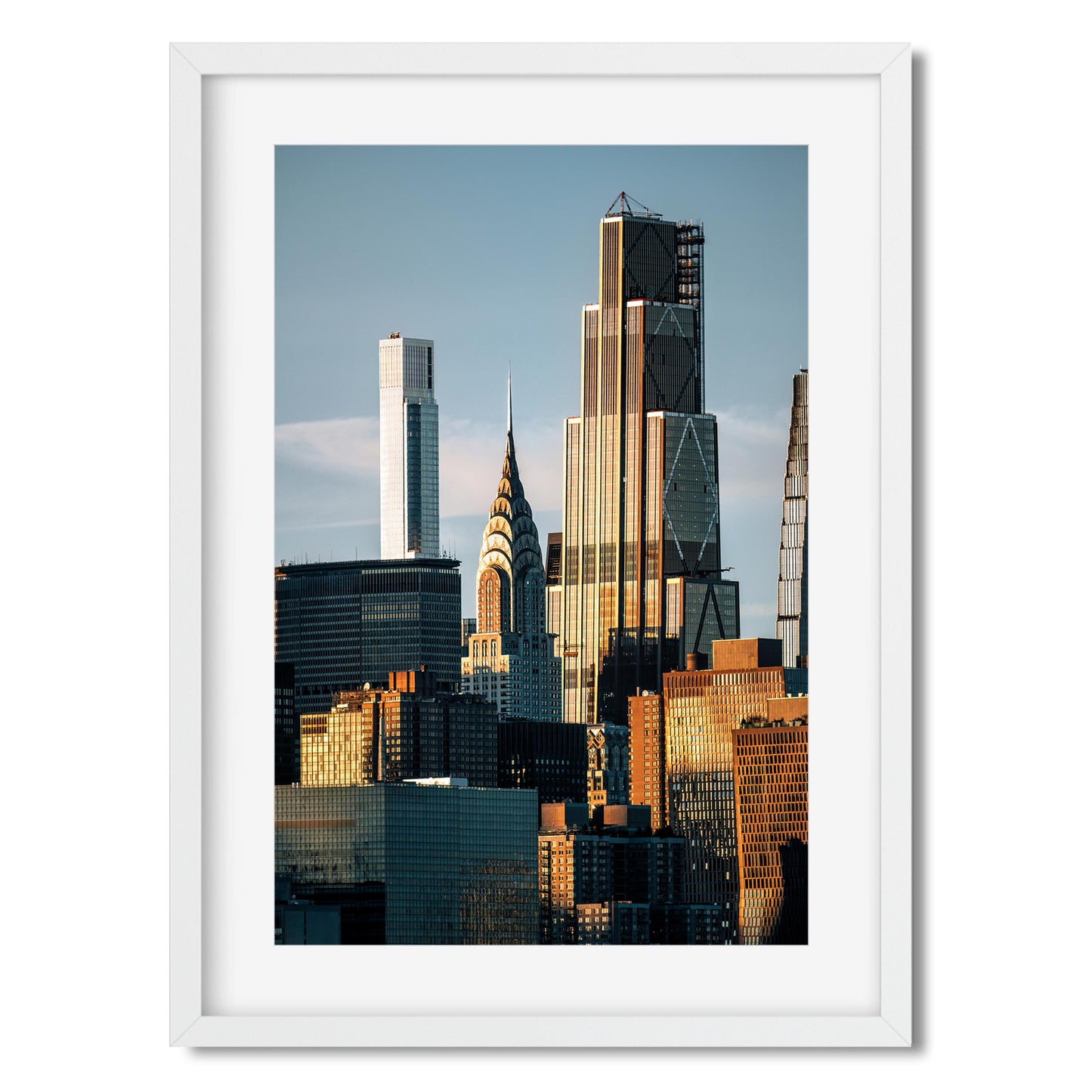 Skyscrapers in Midtown Manhattan At Sunset New York City 2024