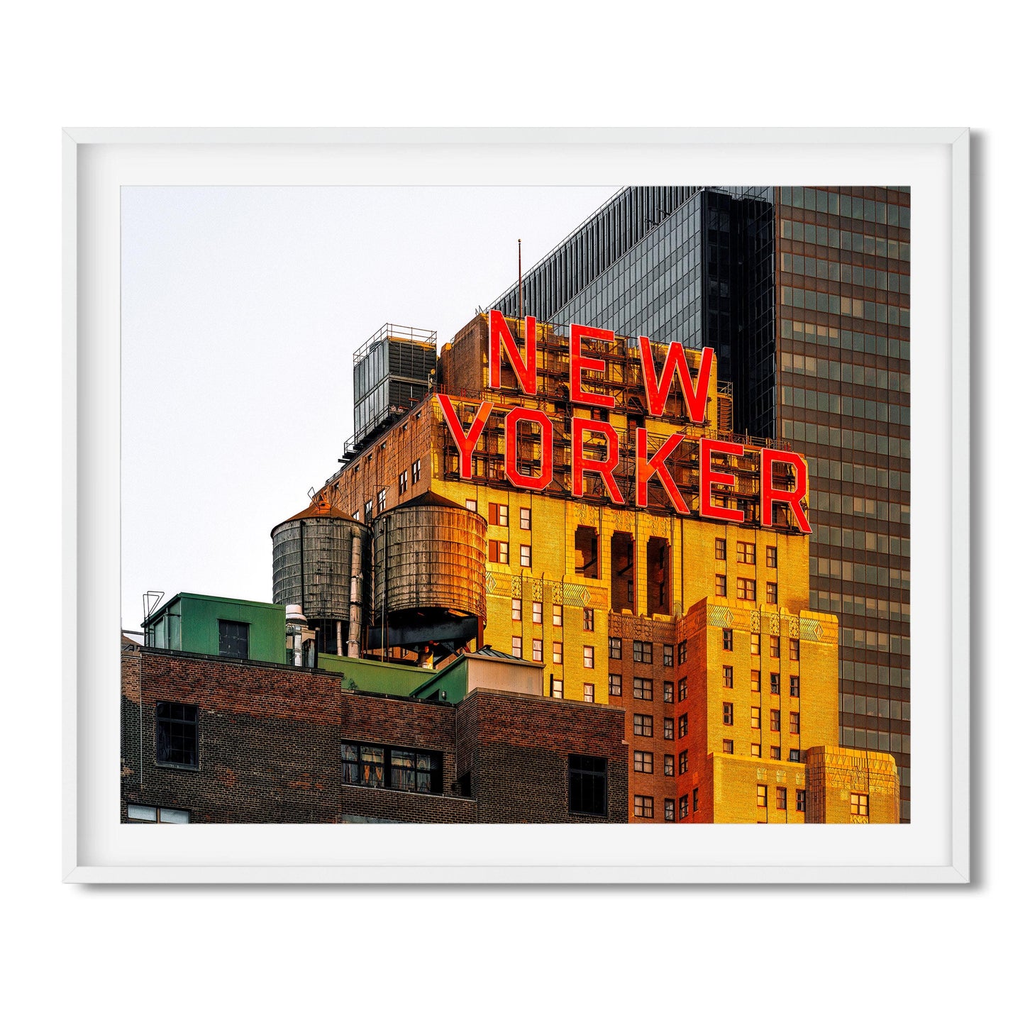 Water Tower with New Yorker Sign New York City 2023