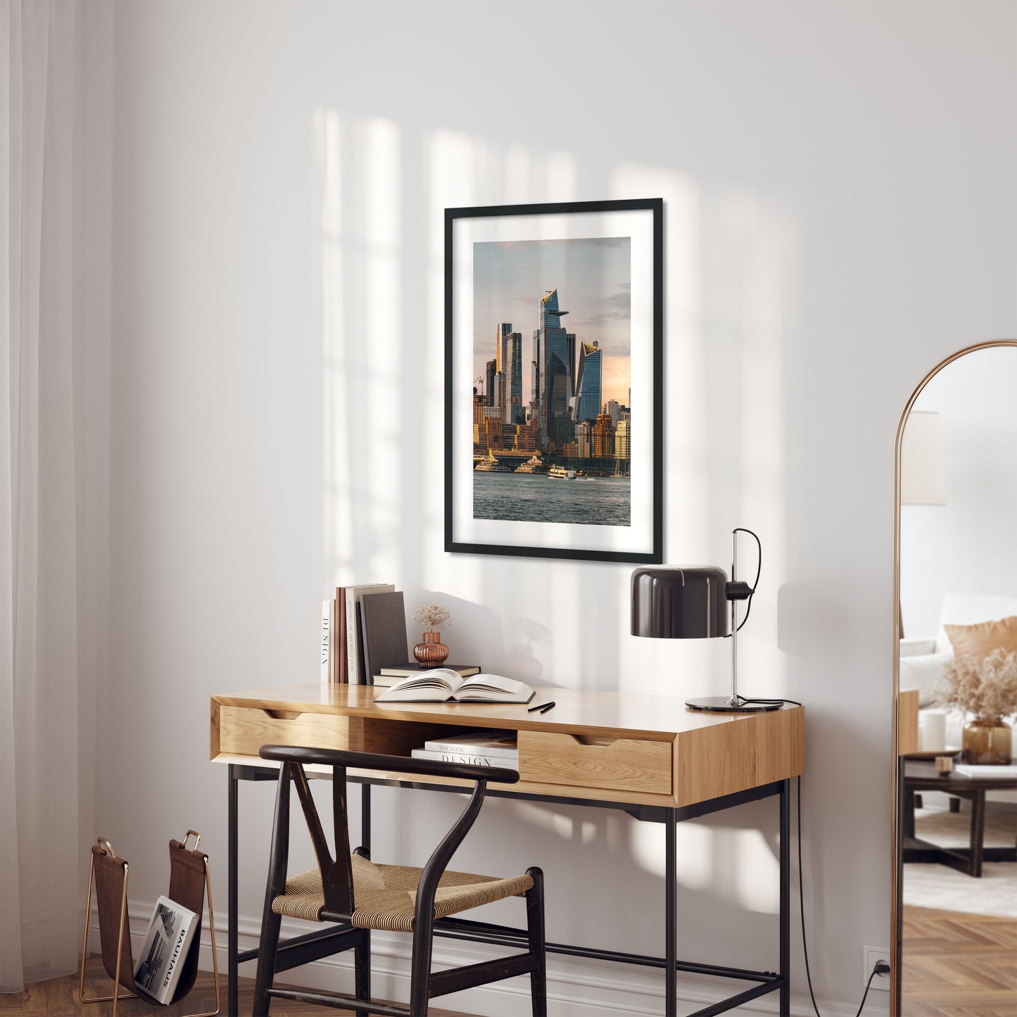 Hudson Yards at sunset New York City 2022