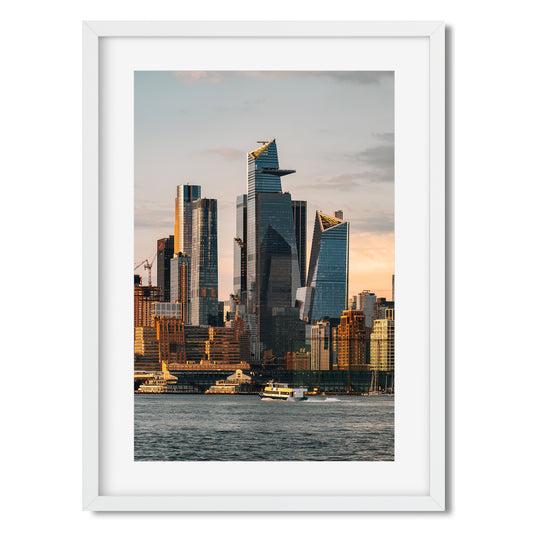 Hudson Yards at sunset New York City 2022