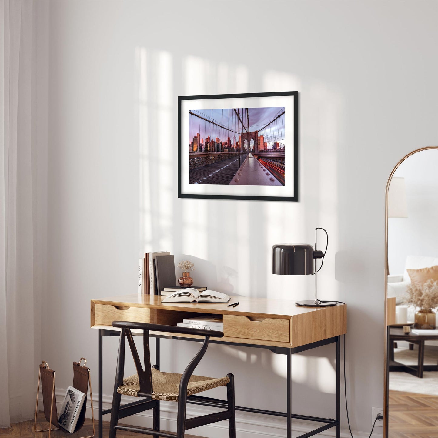 Fine art print of Brooklyn Bridge at Sunrise New York City