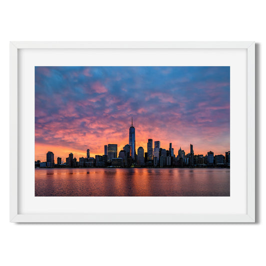 Silhouette City at sunrise 2023