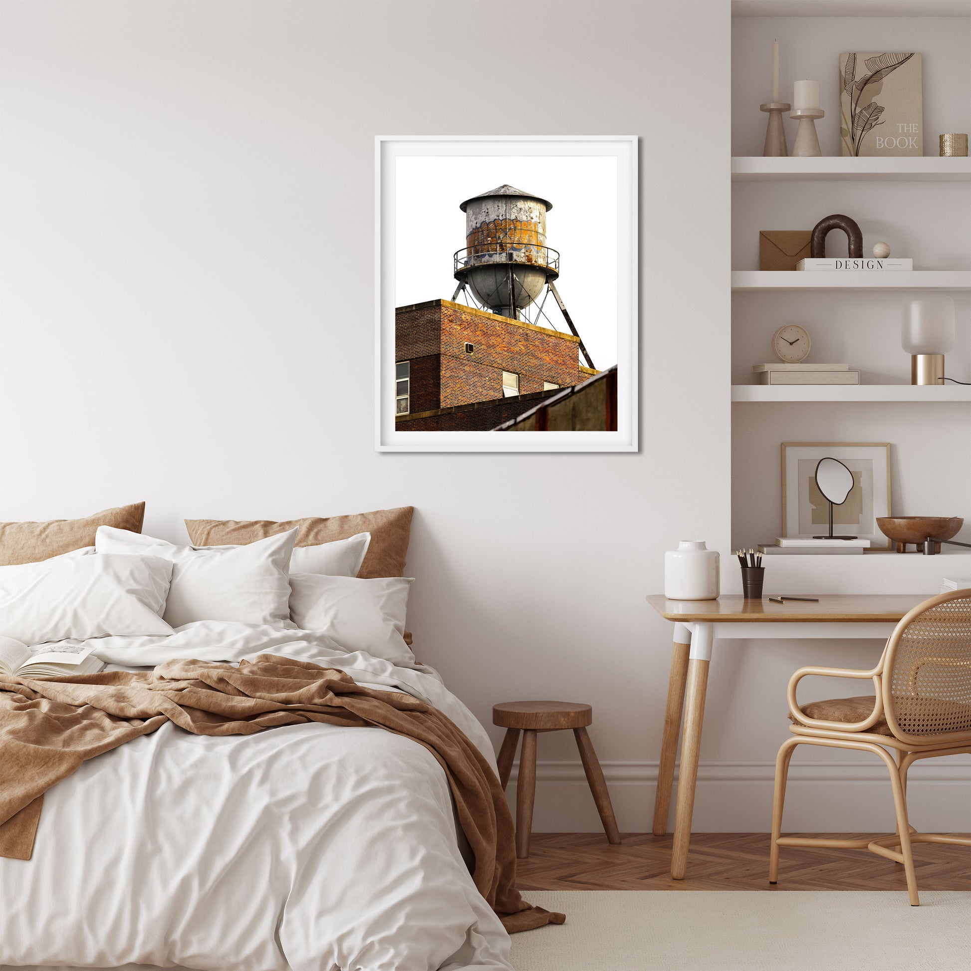 Water Tower in Navy Yard Brooklyn New York City