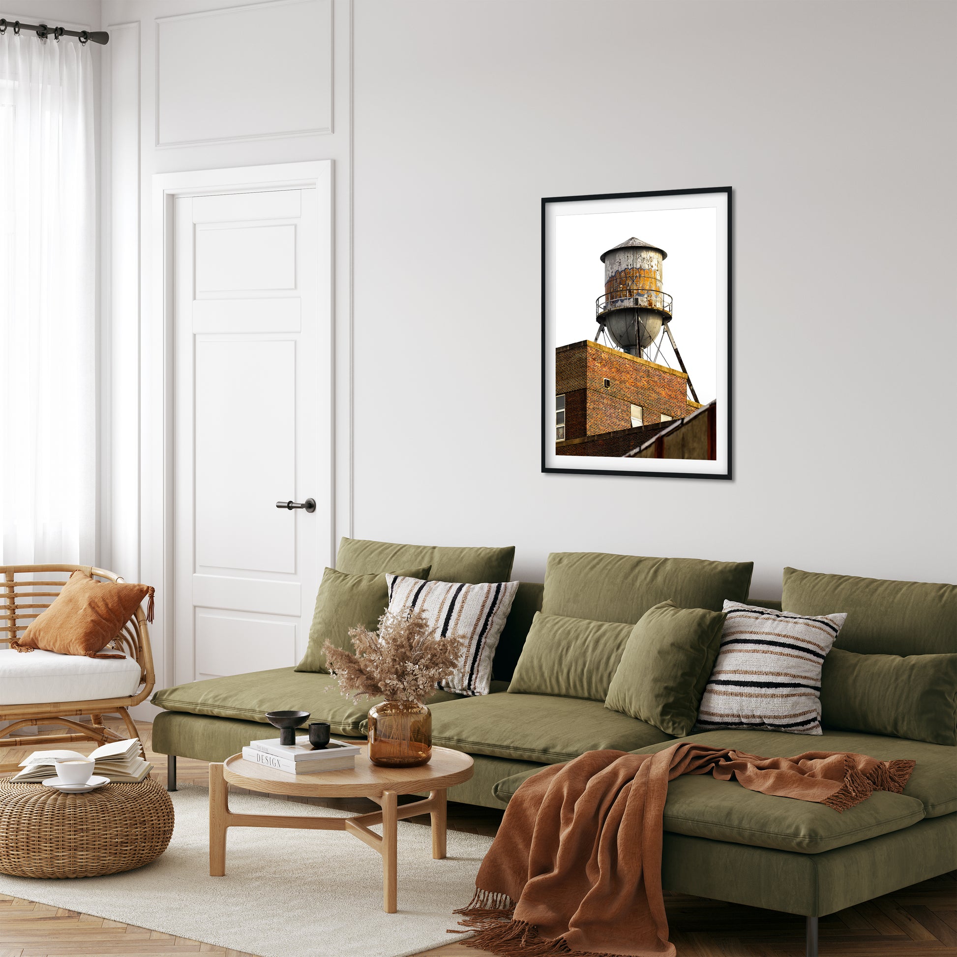 Water Tower in Navy Yard Brooklyn New York City