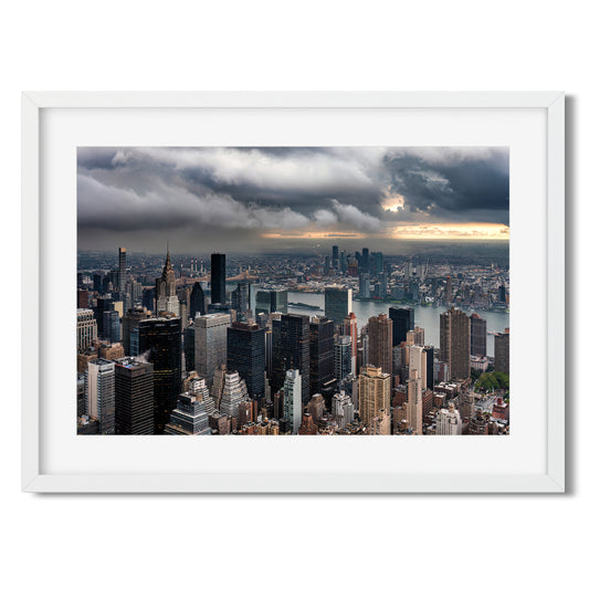 Storm cloud over Midtown Manhattan and Queens 2023