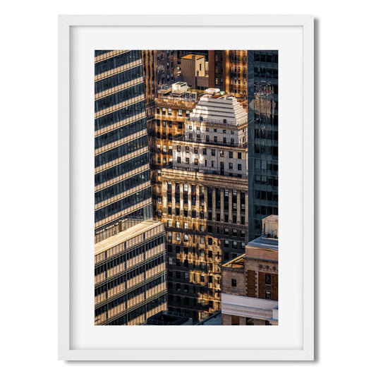 Winter sunset reflect on the building of Murray Hill midtown Manhattan 2023