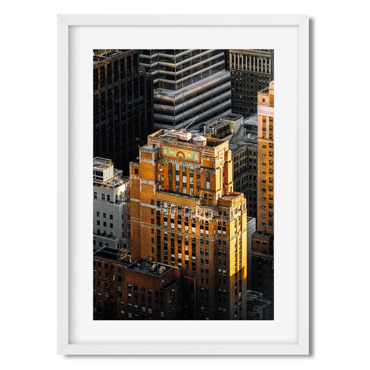 Fine art print of unset Moment of Fred F. French Building in Midtown Manhattan New York City