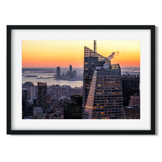 Winter Sunset Over Midtown Manhattan and Hudson River 2023