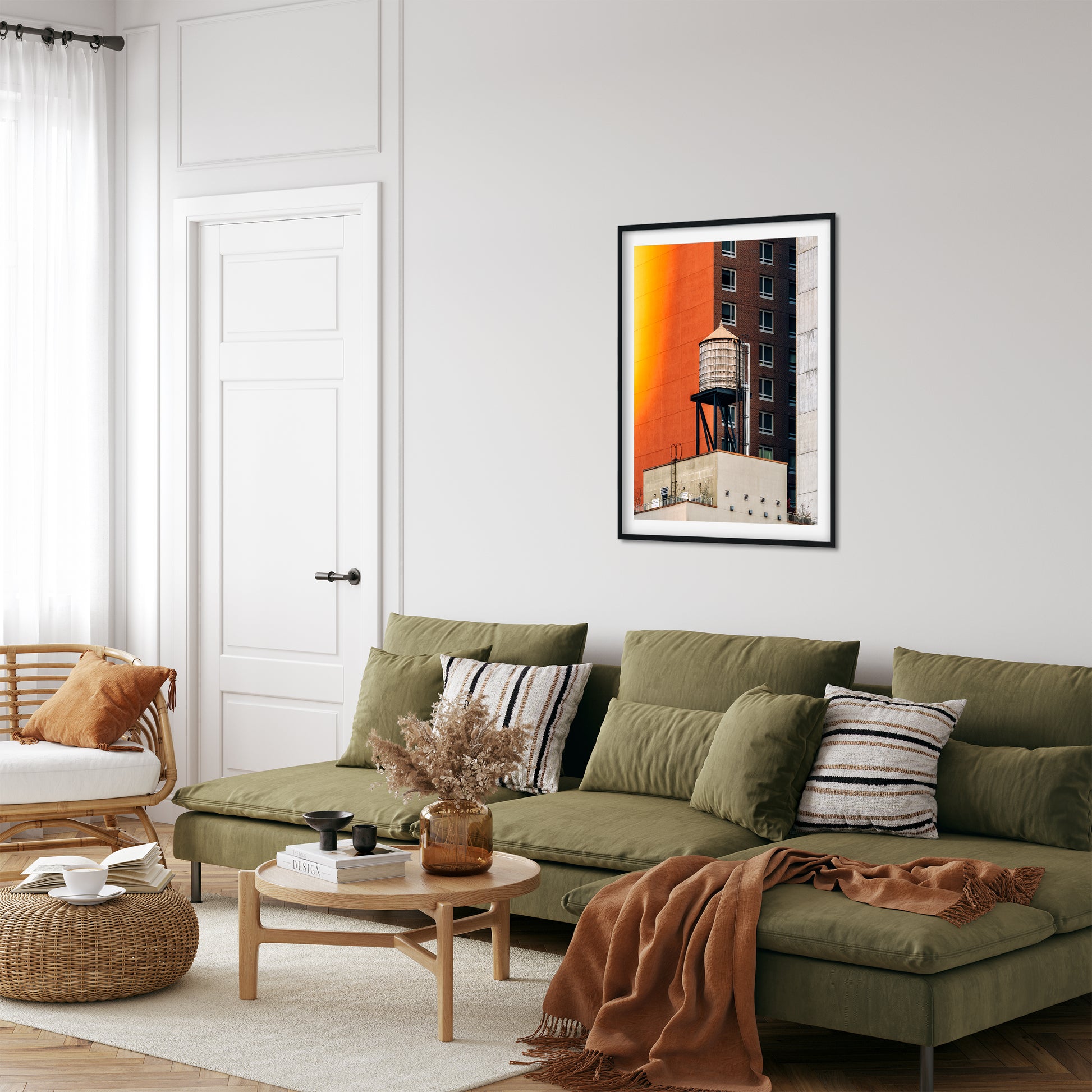 Water Tower in Hell's Kitchen Manhattan New York City