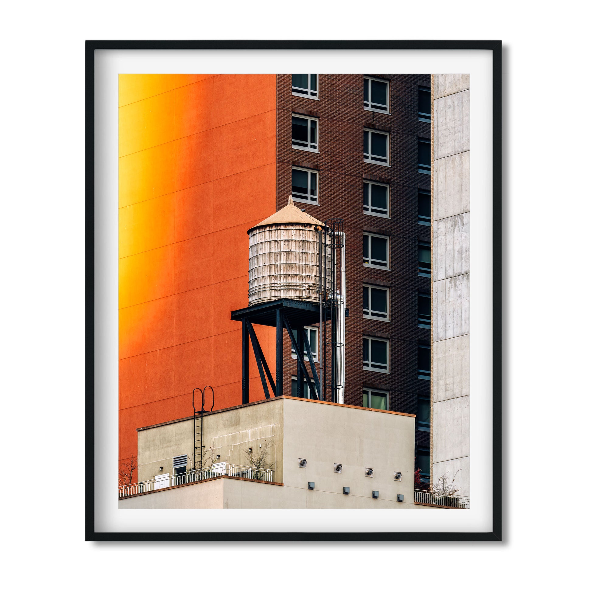 Water Tower in Hell's Kitchen Manhattan New York City