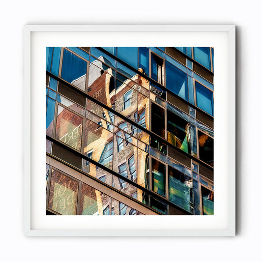 Fine art print of Historical Meets Modern on High Line Chelsea NYC