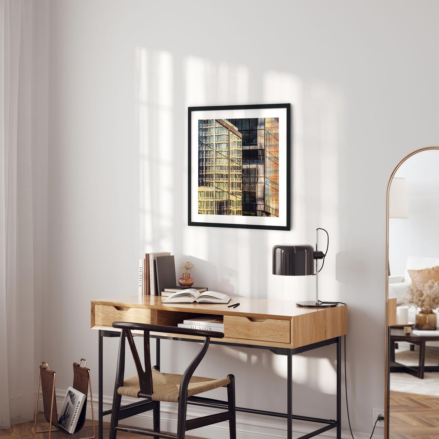 Fine art print of Golden Reflections of Hudson Yards NYC