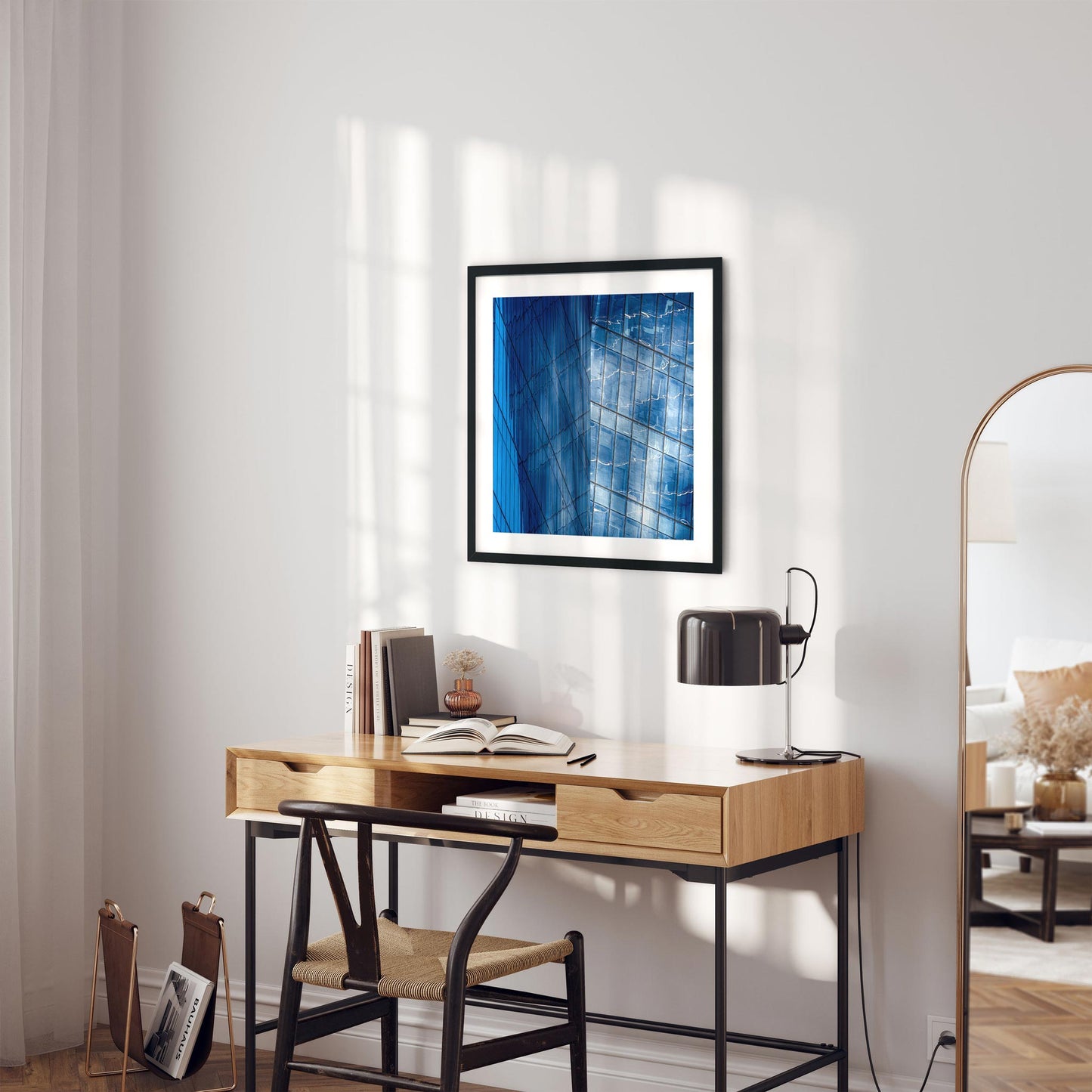 Fine art print of Modern Building Reflections in Hudson Yards NYC