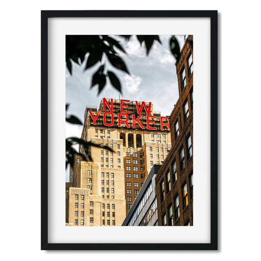 Classic New Yorker Sign in Midtown Manhattan 2024