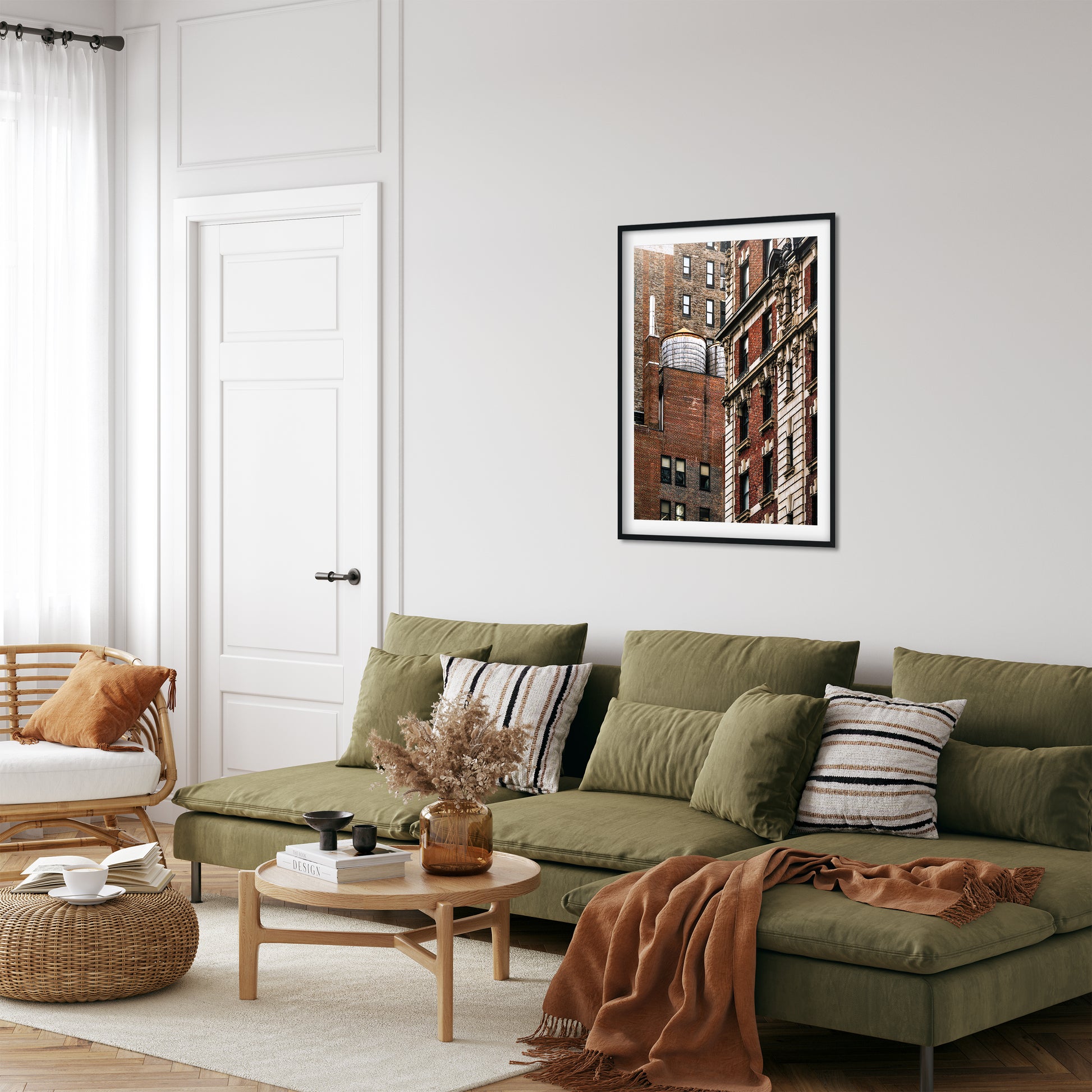 Water Tower in 8th Avenue Hell's Kitchen Manhattan New York City