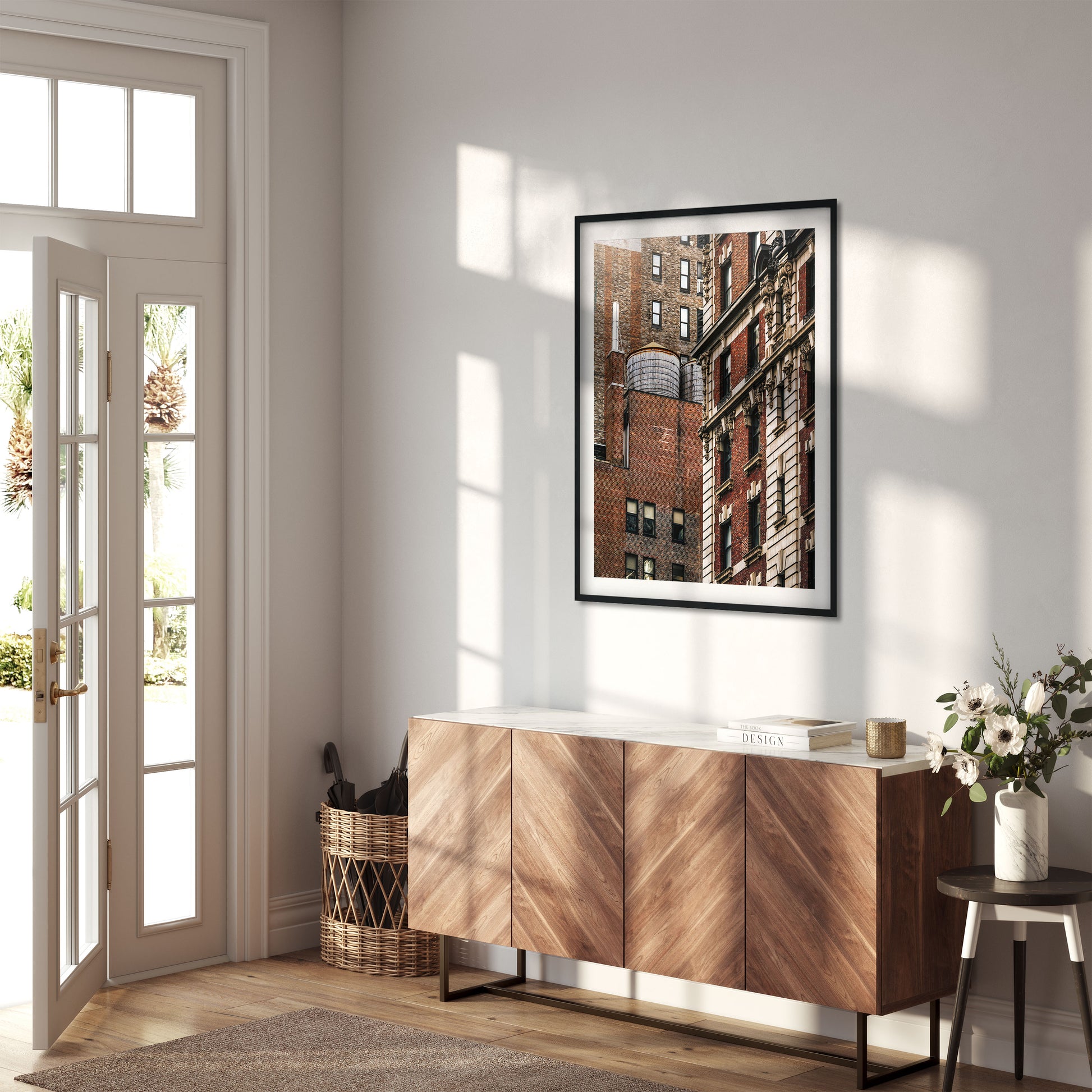 Water Tower in 8th Avenue Hell's Kitchen Manhattan New York City