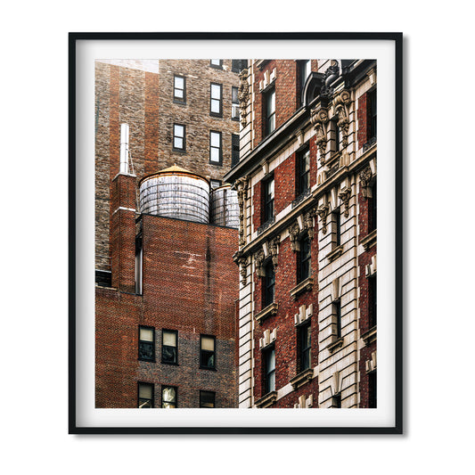 Water Tower in 8th Avenue Hell's Kitchen Manhattan New York City