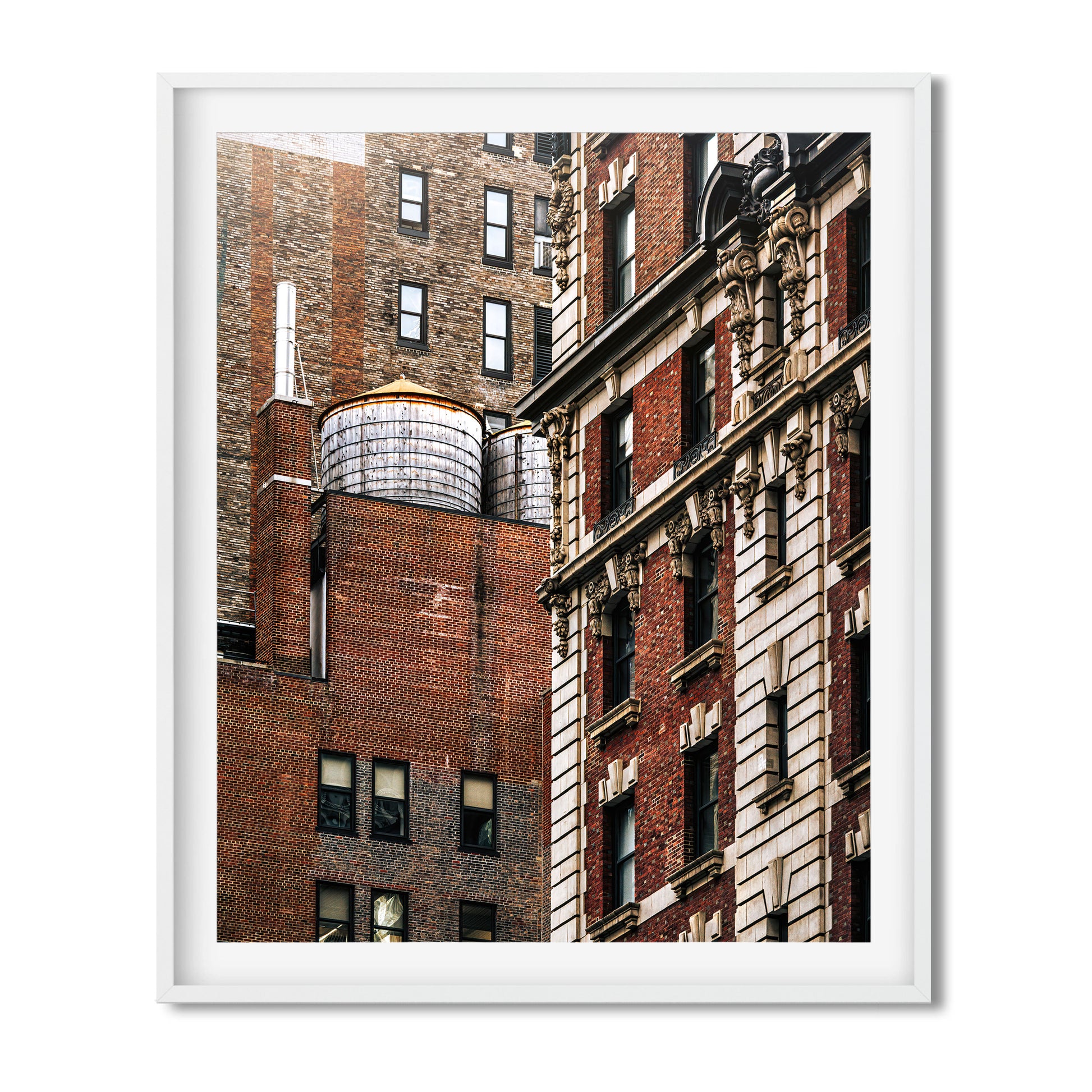 Water Tower in 8th Avenue Hell's Kitchen Manhattan New York City