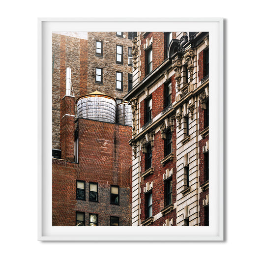 Water Tower in 8th Avenue Hell's Kitchen Manhattan New York City