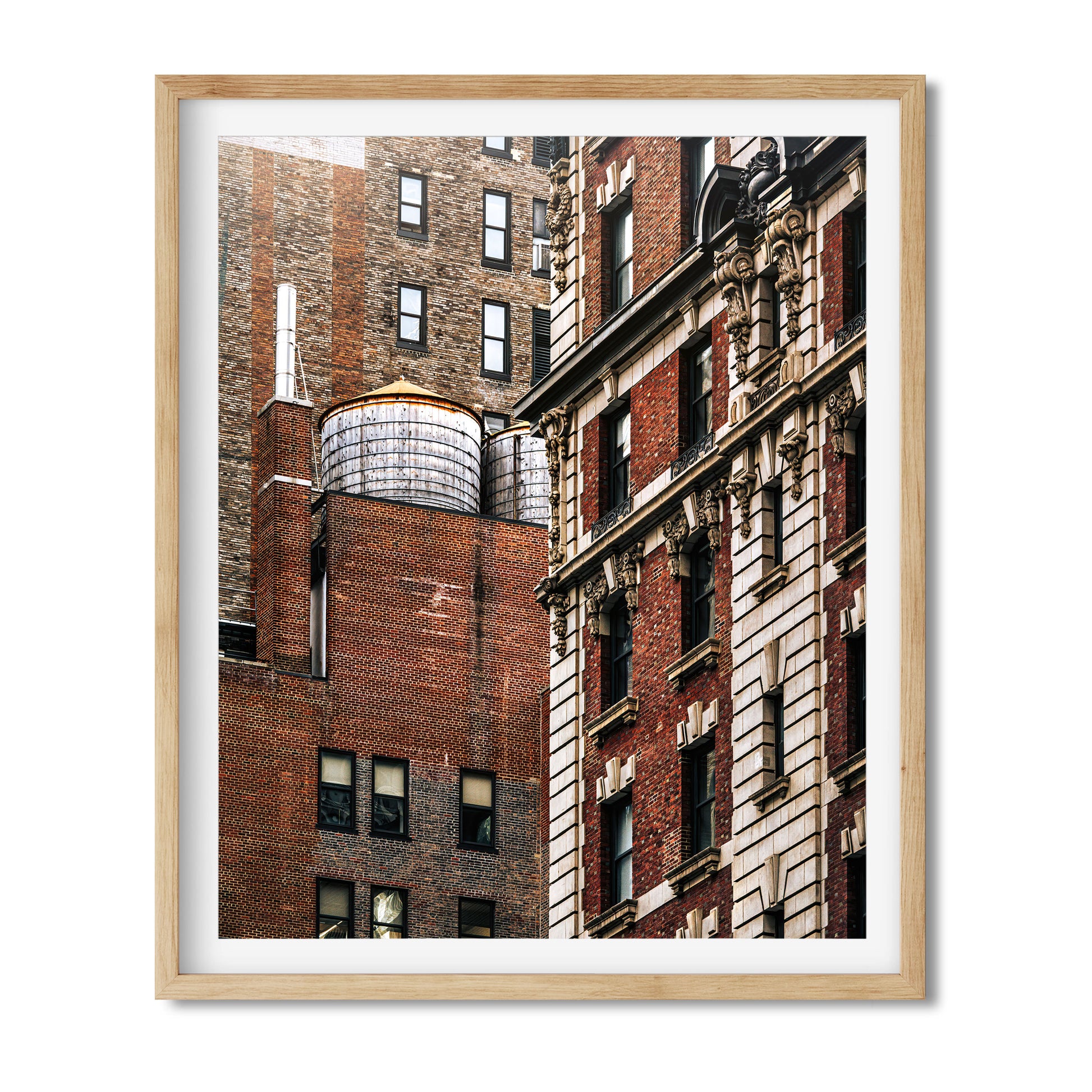 Water Tower in 8th Avenue Hell's Kitchen Manhattan New York City