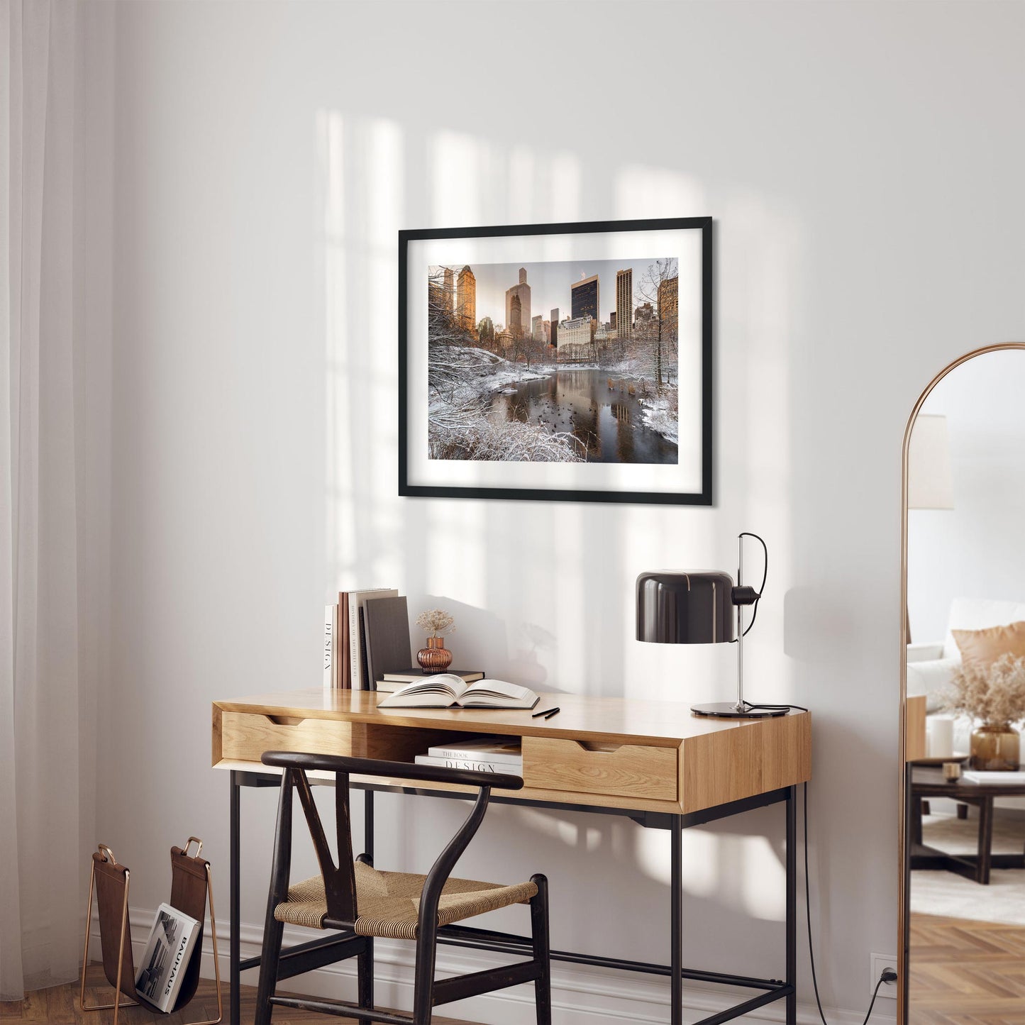 Fine art print of Central Park at Winter Sunrise New York City