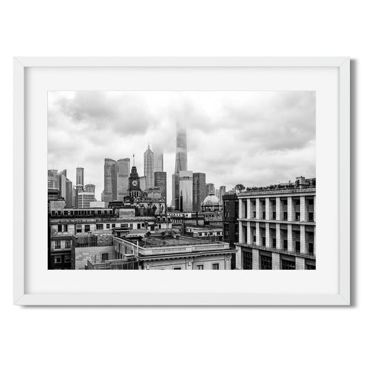 Fine art print of Shanghai Skyline in the Early Morning