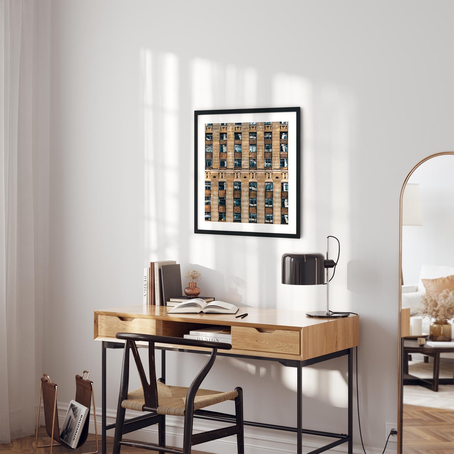 City Abstract Photography Color Fine Art Print of Wall Street New York City