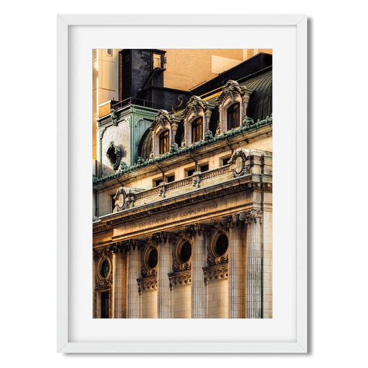 New York Cityscape Photography Color Fine Art Print of Chamber Of Commerce Building Lower Manhattan