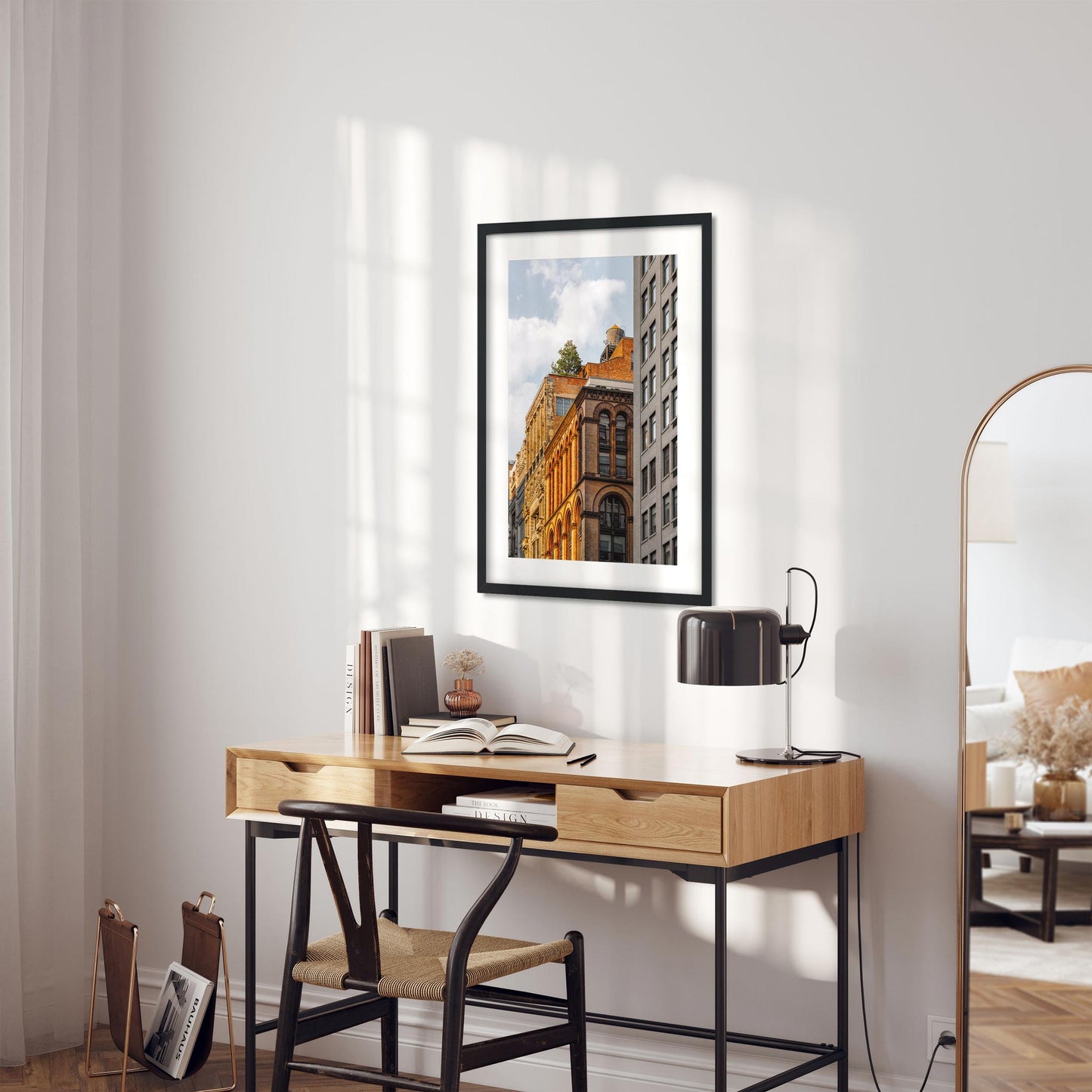 Fine art print of Sunset at Broadway NoHo New York City