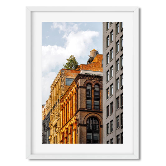 Fine art print of Sunset at Broadway NoHo New York City