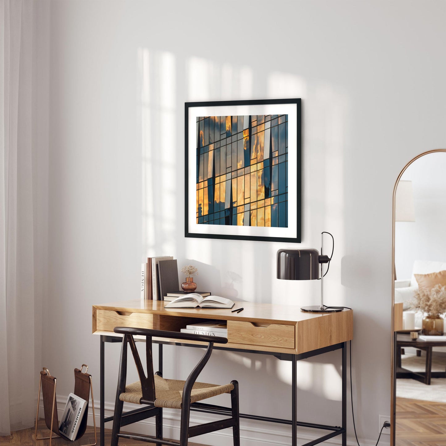 Fine art print of abstract One Manhattan Square New York City