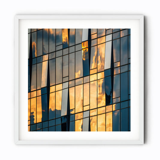 Fine art print of abstract One Manhattan Square New York City