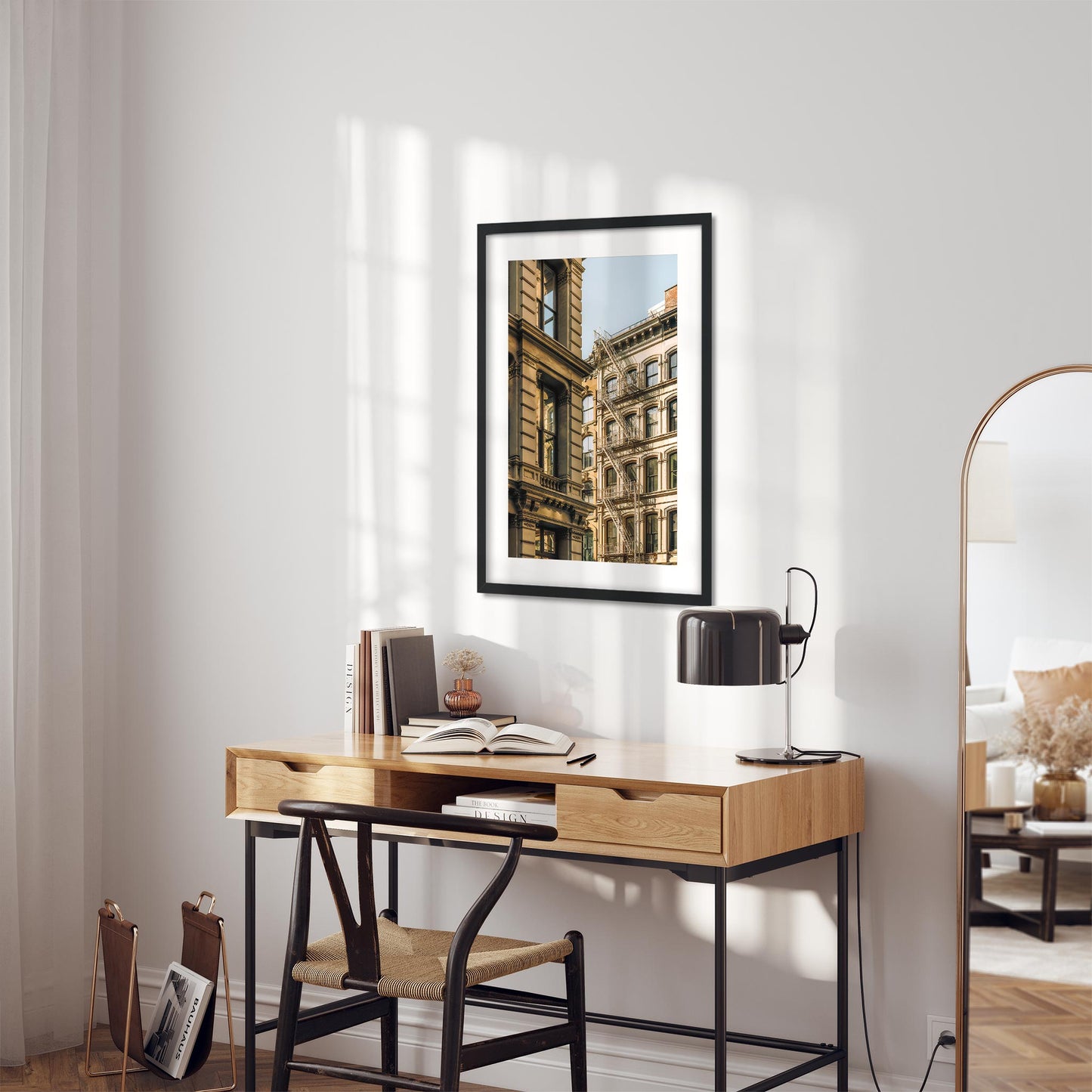 Fine art print of Architectures on Mercer and Bloome Street, SOHO, New York City