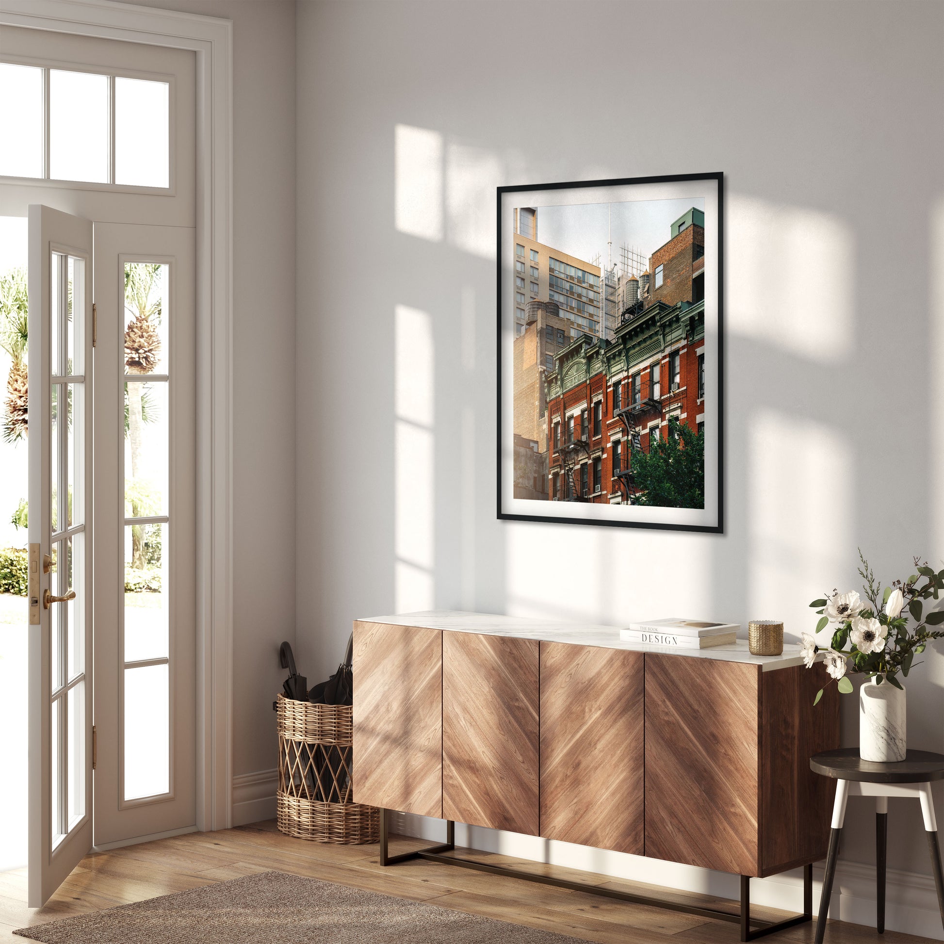 Water Tower on 360 W 36th St in Garment District Manhattan New York City