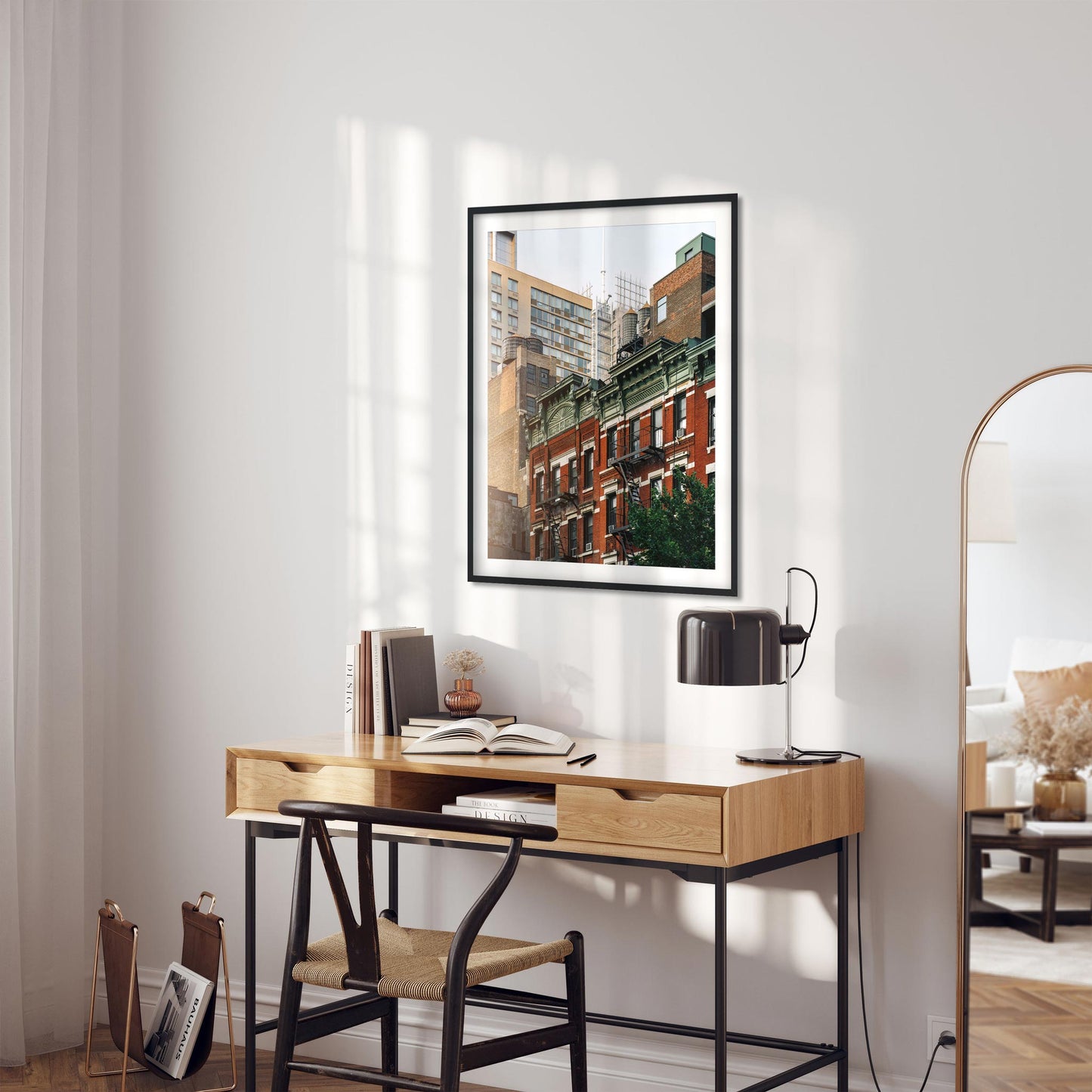 Fine art print of Water Tower on 360 W 36th St in Garment District NYC