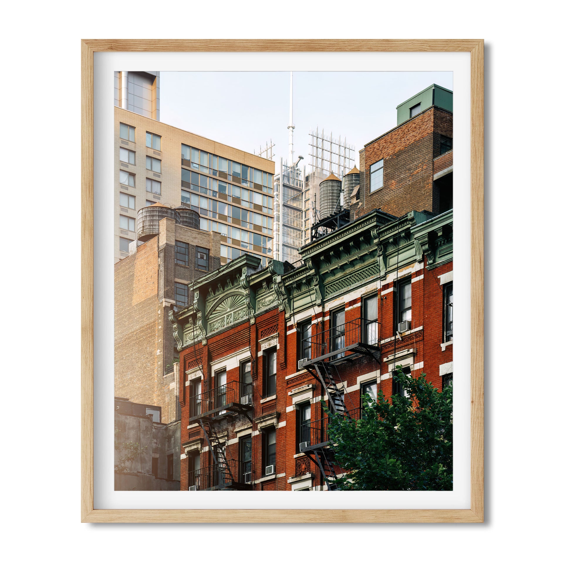 Water Tower on 360 W 36th St in Garment District Manhattan New York City