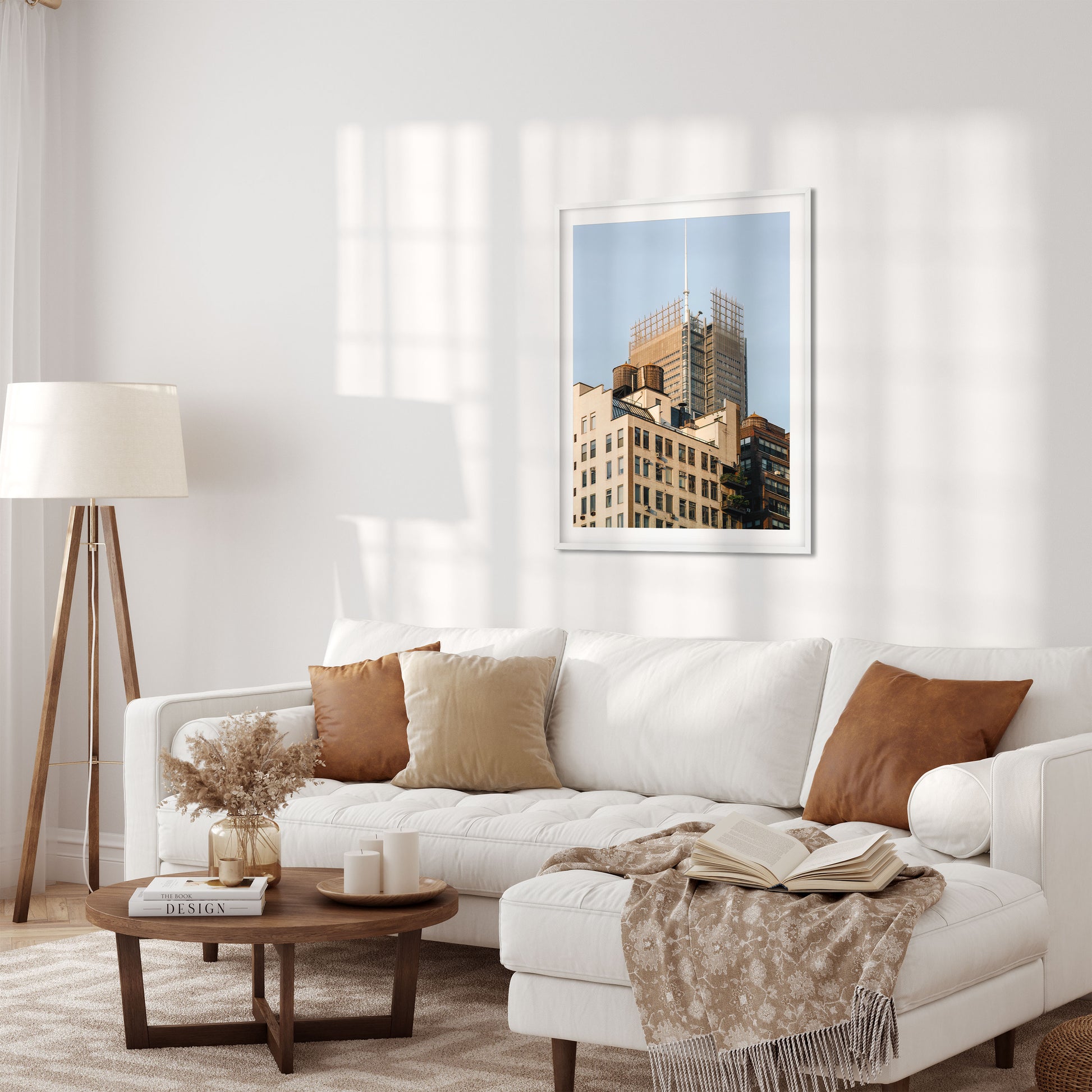 Water Tower on 344 W 38th St in Garment District, Manhattan New York City