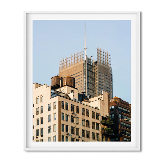 Fine art print of Water Tower on 344 W 38th St in Garment District NYC