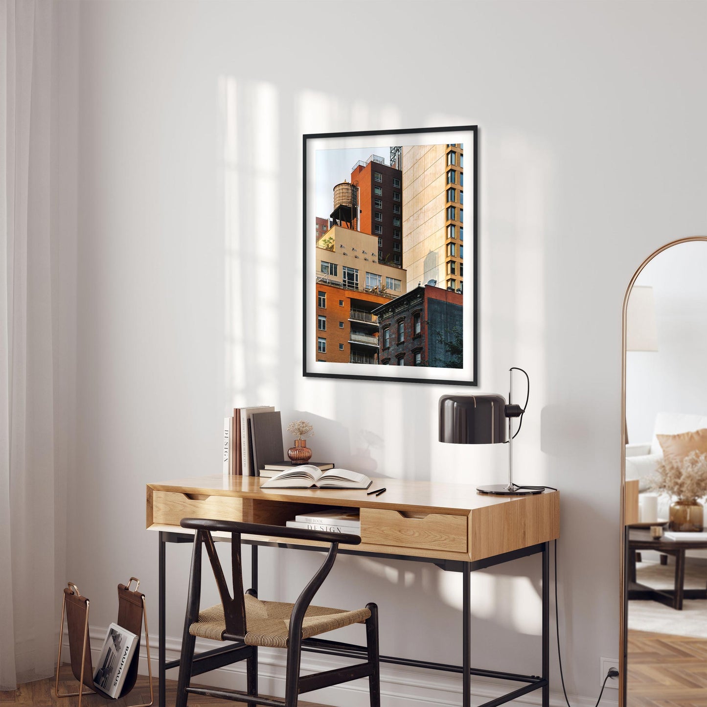 Fine art print of Water Tower on 502 9th Ave in Garment District NYC