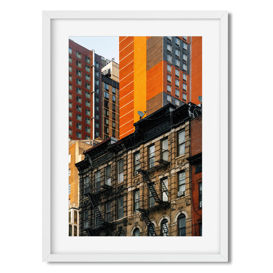 Fine art print of Maine and Oregon 510 Ninth Ave Garment District NYC