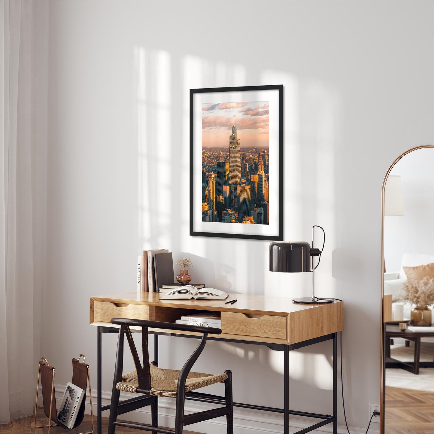 Fine art print of One Vanderbilt at Sunset Midtown Manhattan New York City