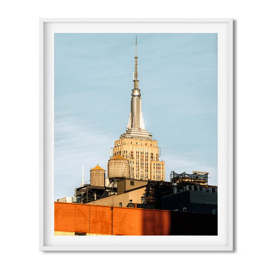 New York City Architecture Photography Color Fine Art Print of Water Tower in Meatpacking District New York City