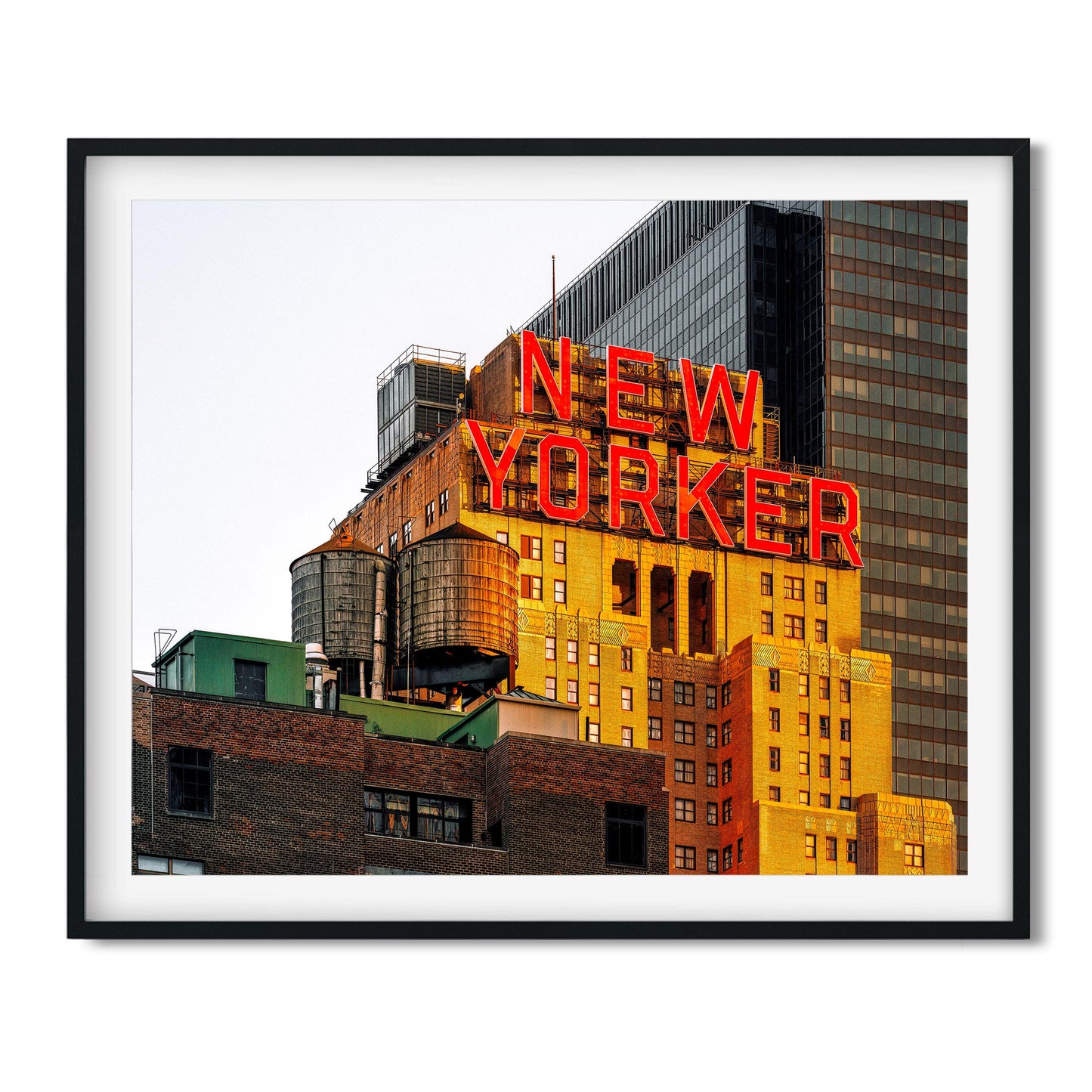 Water Tower with New Yorker Sign New York City 2023