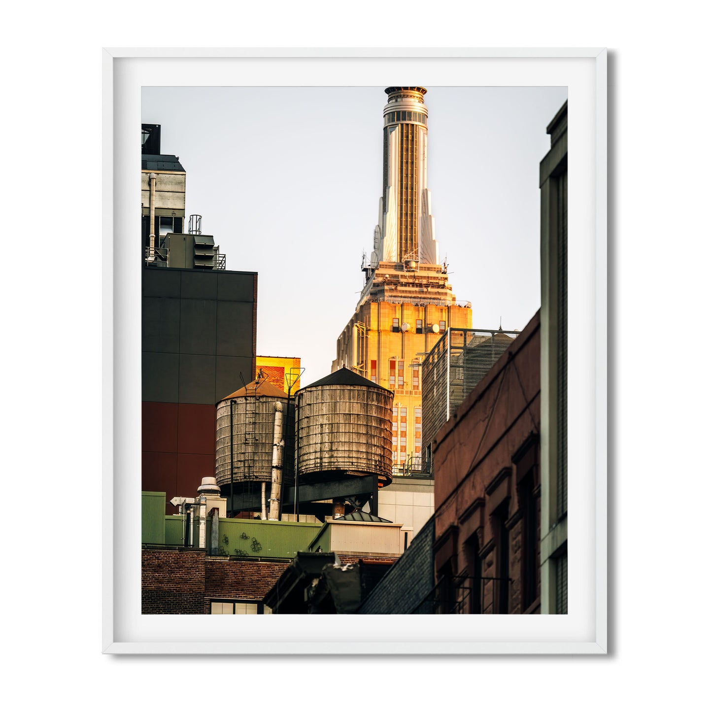 Water Tower with Empire State Building New York City 2023