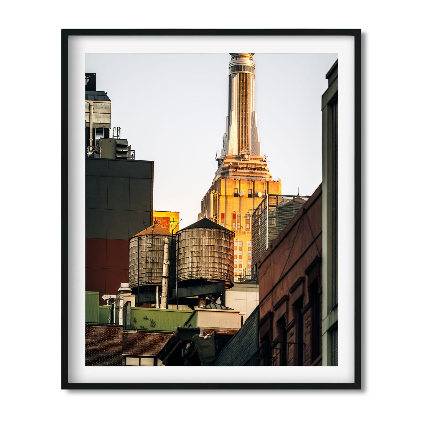 Water Tower with Empire State Building New York City 2023