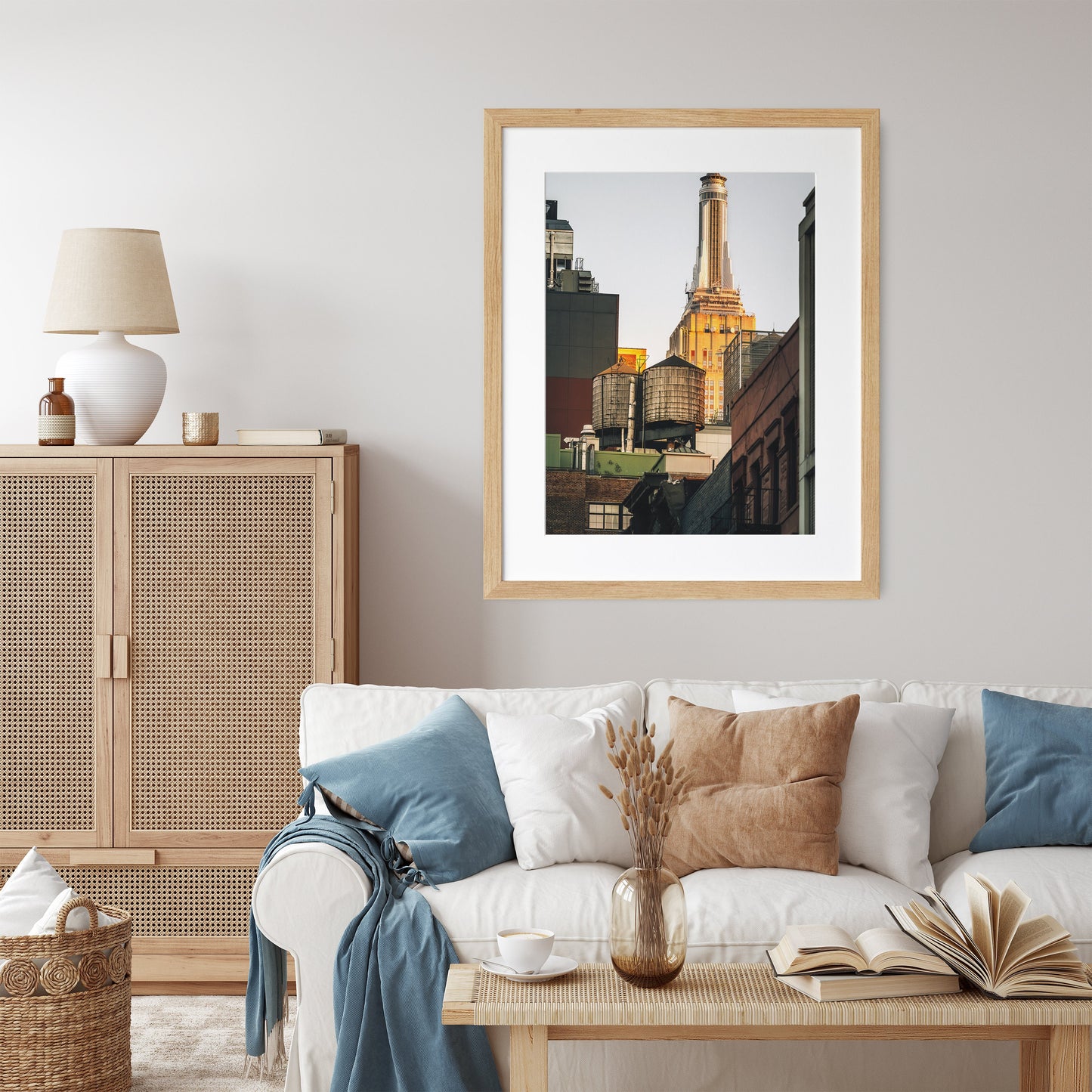 Water Tower with Empire State Building New York City 2023