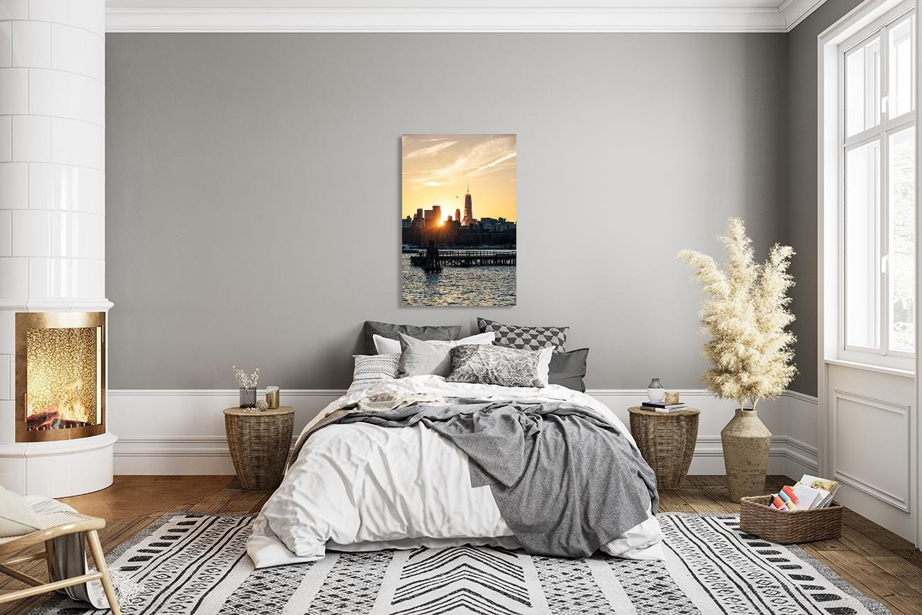Beautiful Sunset Silhouettes of World Trade Center 2024