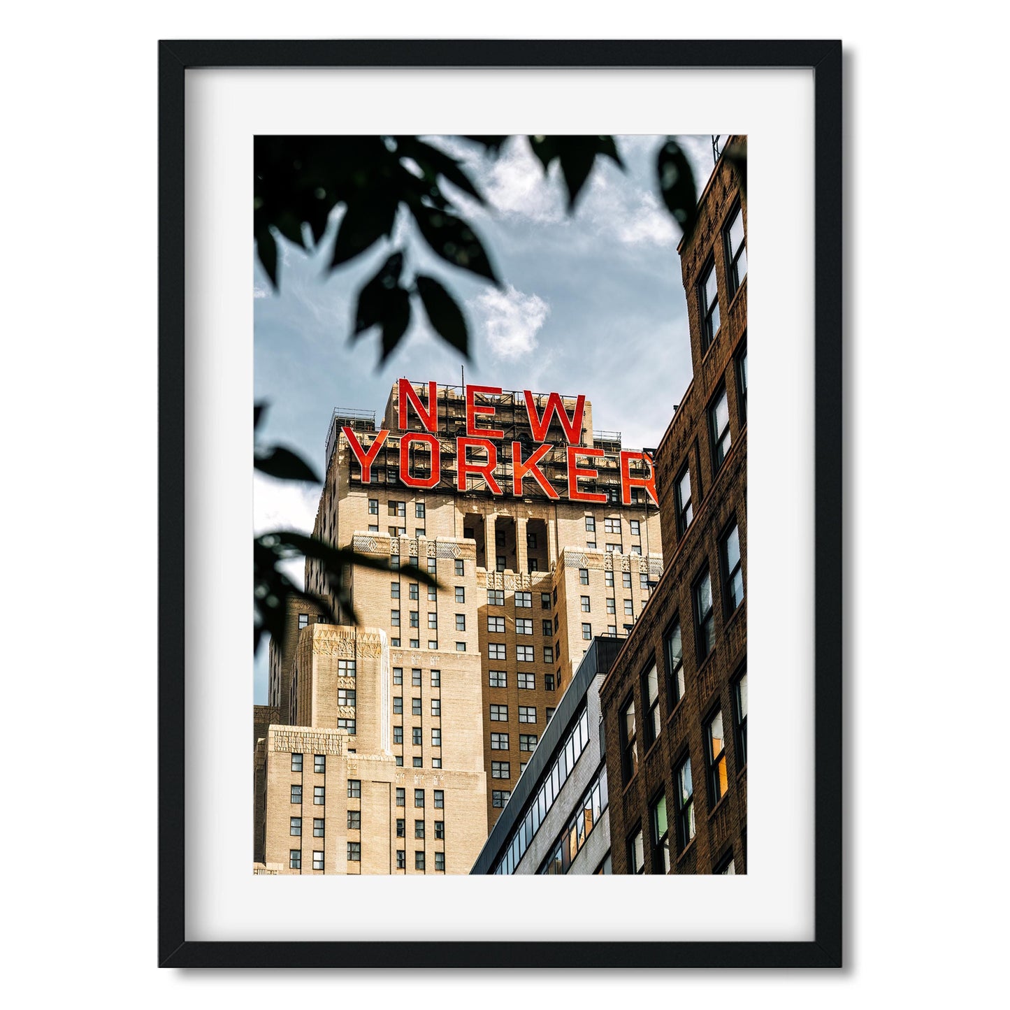 Classic New Yorker Sign in Midtown Manhattan 2024