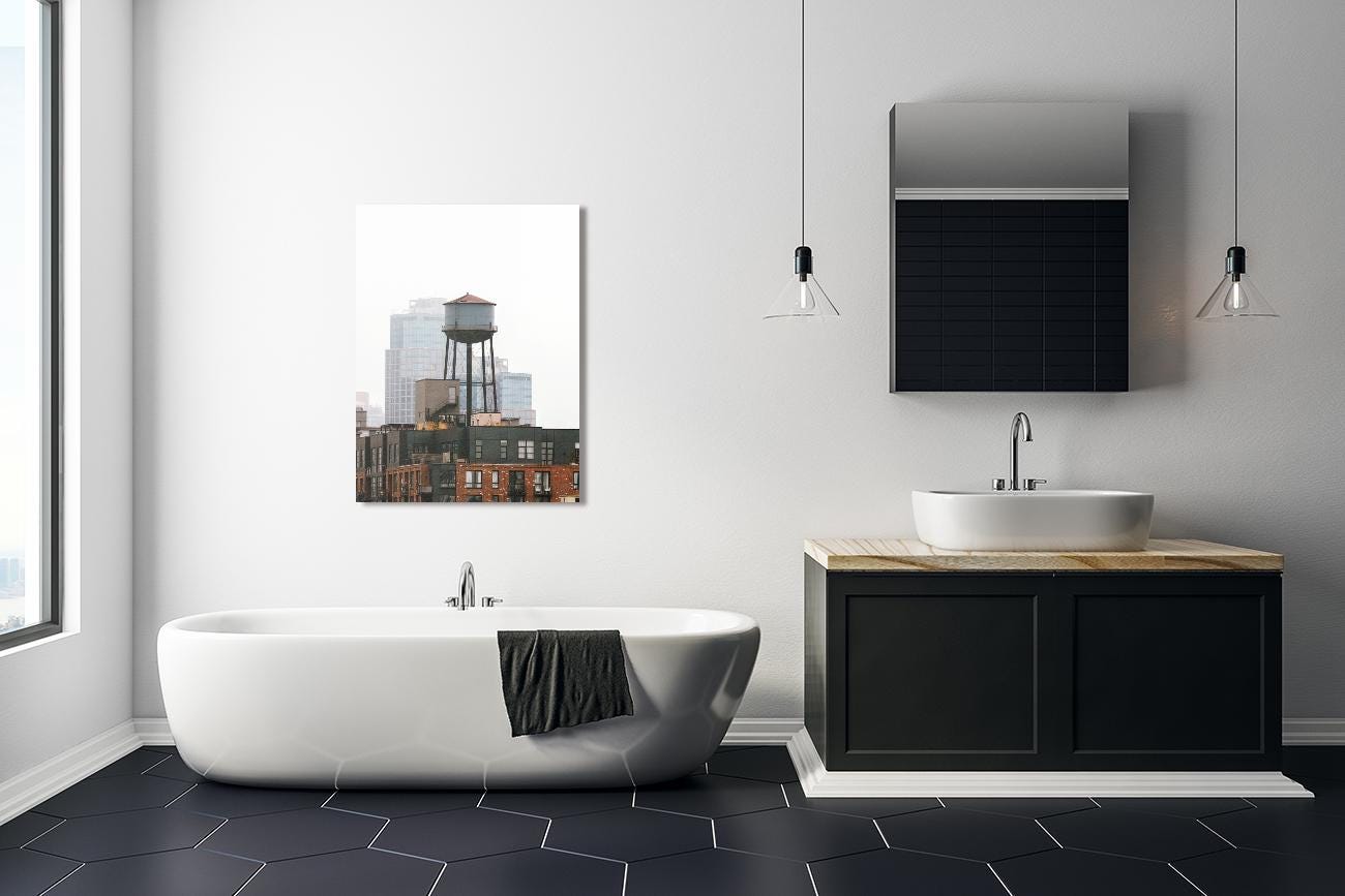 Water Tower in Greenpoint, Brooklyn New York 2023