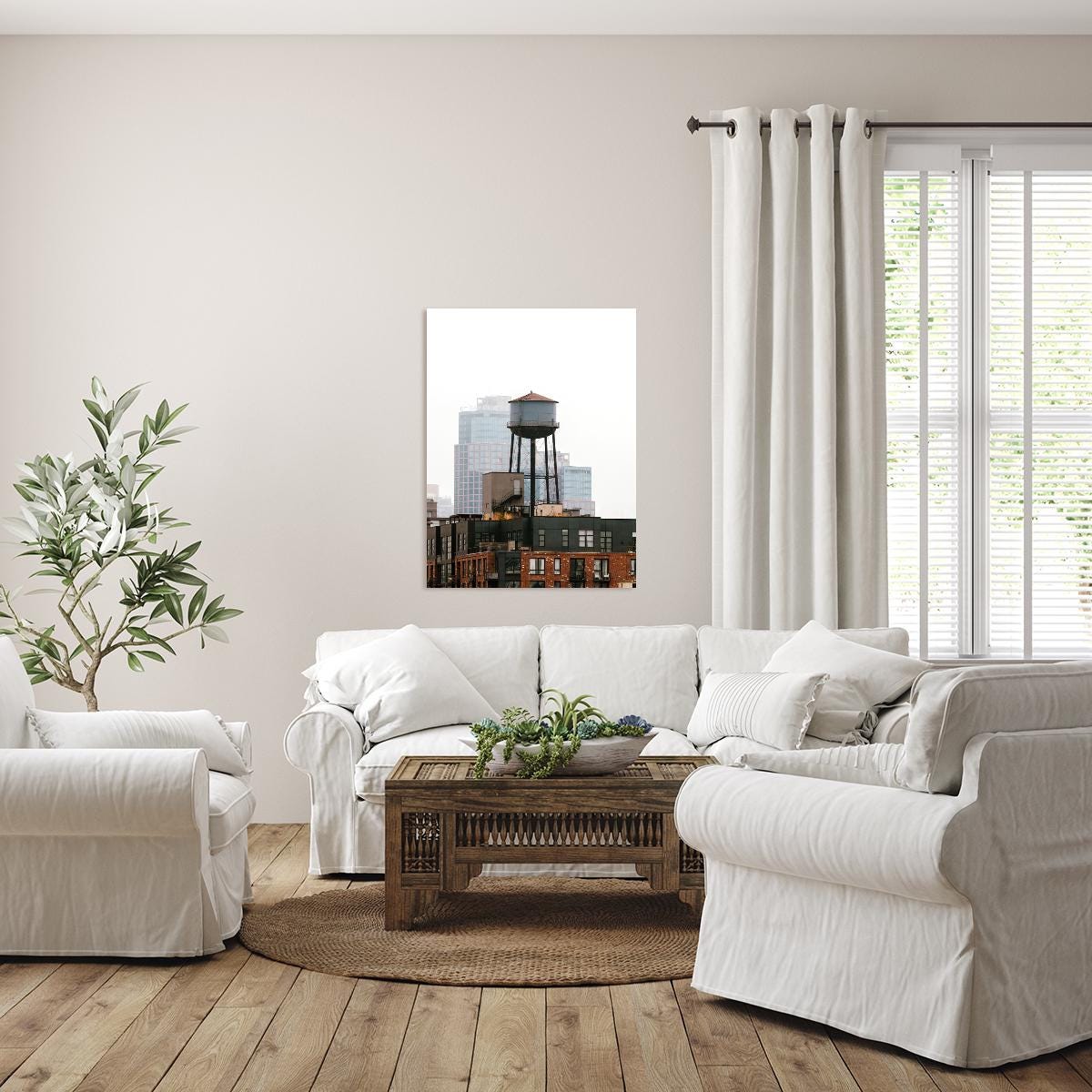 Water Tower in Greenpoint, Brooklyn New York 2023